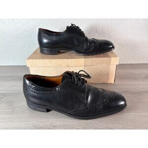 Vintage Church’s Famous English Shoes Holborn Black Leather Dress Shoes Mens 9.5